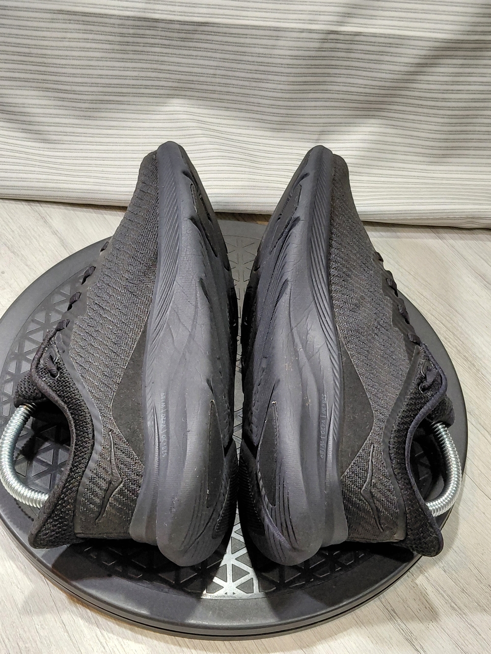 Hoka One One Womens Solimar Triple Black Running Training Shoes W7B - Picture 7 of 13